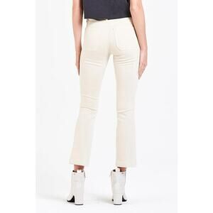 DEAR JOHN Jeanne Mid Rise Flare Women's Pants Jeans, Sz 32, Vanilla